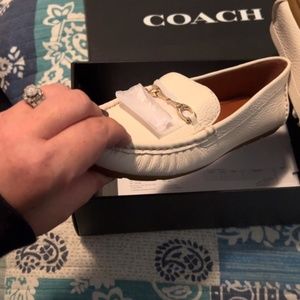 Coach Chalk white Loafers